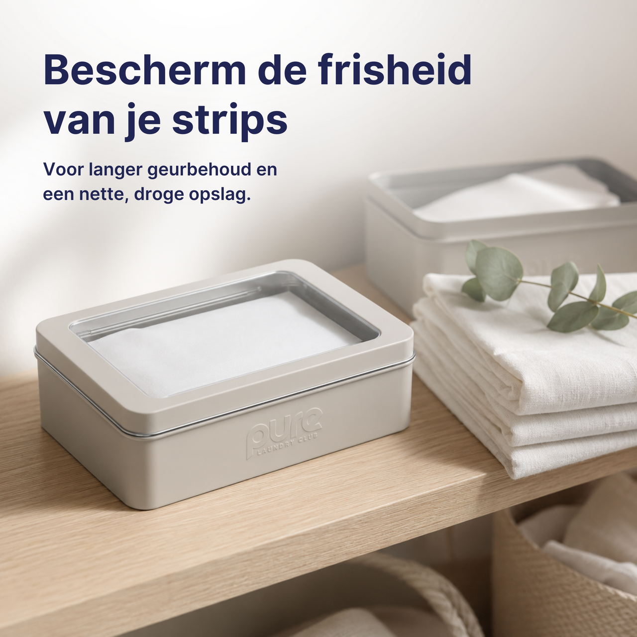 Wasstrips Bewaardoos