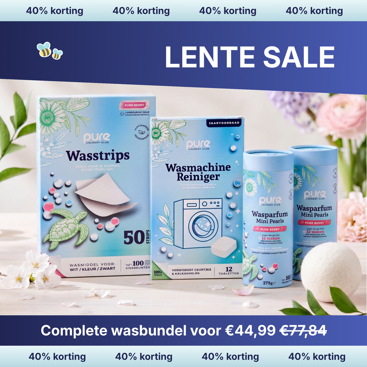 Lente Wasbundel