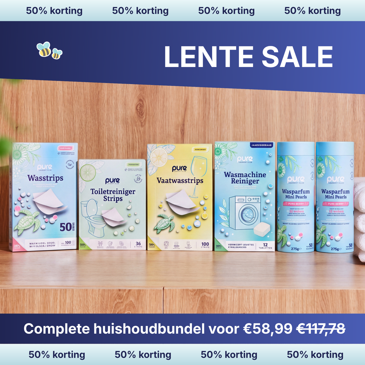 Lente Wasbundel