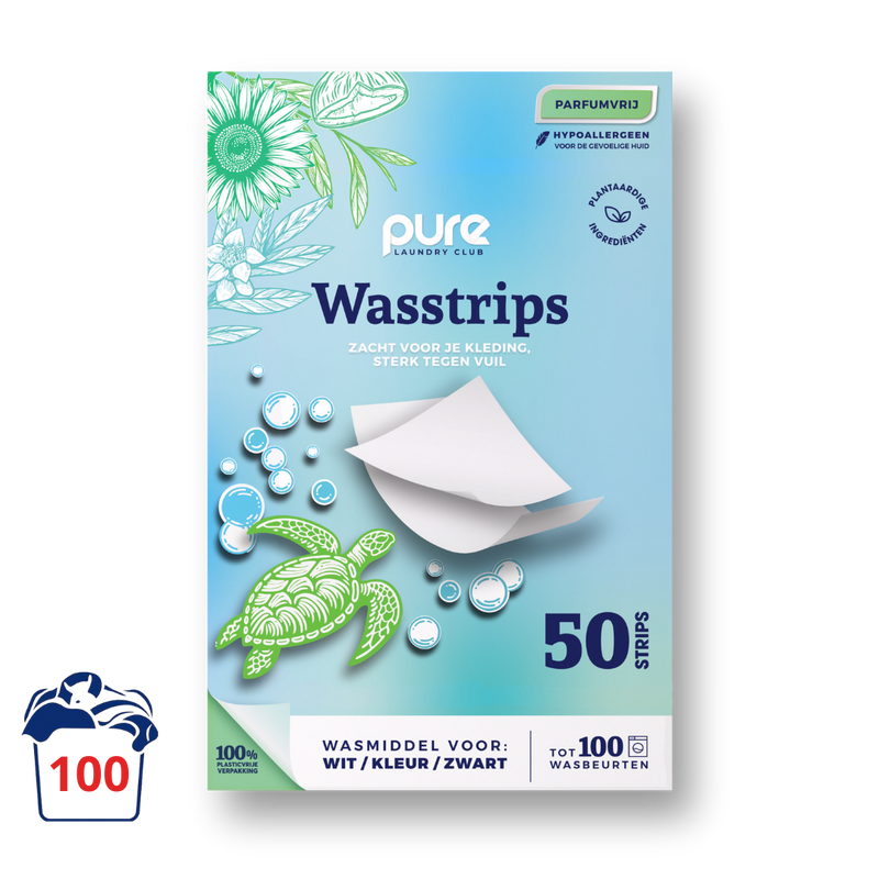 Wasstrips Parfumvrij | Pure Laundry Club