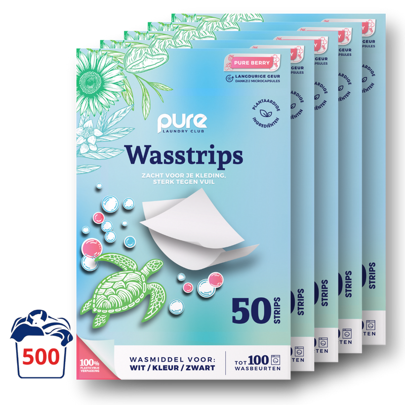 Wasstrips Pure Berry 5 pakken